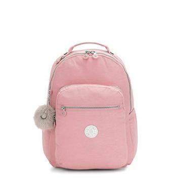 Kipling Seoul Large 15" Laptop Backpacks Bridal Rose | CA 1841EB